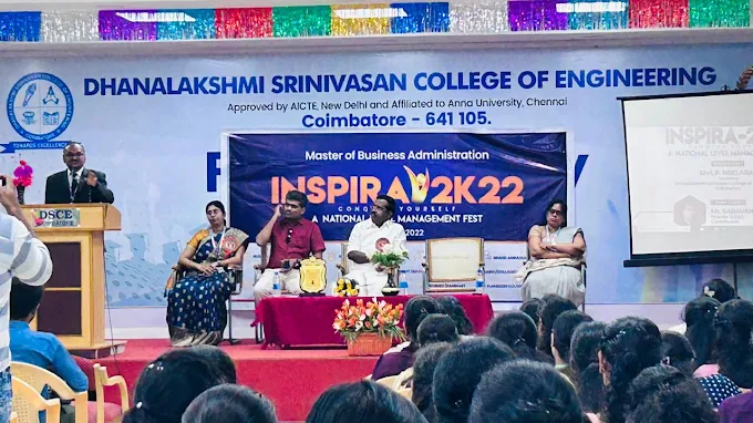 Speakers and guests at an education conference